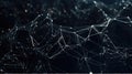 Polygonal visual picture of polygon particle connected across background. AIG35.