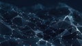Polygonal visual picture of polygon particle connected across background. AIG35.