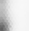 Polygonal white gradient polygon modern background