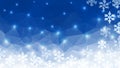 Polygonal winter background Royalty Free Stock Photo