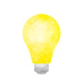 Polygonal yellow light Royalty Free Stock Photo