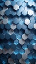 Polygons with shadowing a sleek abstract. Generative AI