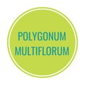 Polygonum multiflorum sign at packaging label