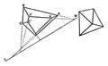 Polyhedron vintage illustration
