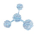 Polymer Chemistry Word Cloud Royalty Free Stock Photo