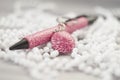 Polymer clay pen and keychain