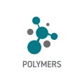 Polymer logo concept vector