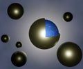 Polymer matrix with agent encapsulated in the microsphere