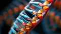 polymerase dna replication Royalty Free Stock Photo