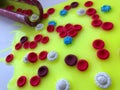 Platelets made from polymer plasticine, covid-19