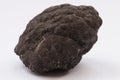 Polymetallic nodules Pacific ocean on white background