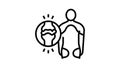 polymyalgia rheumatica line icon animation