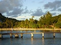 Polynesia Overwater Royalty Free Stock Photo