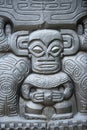 Polynesian stone statue Royalty Free Stock Photo