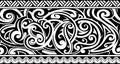 Armband tattoo design in Polynesian style Royalty Free Stock Photo