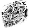 Polynesian style tattoo design Royalty Free Stock Photo