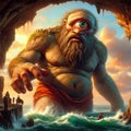 Polyphemus, the mythical cyclops son of the sea god Poseidon