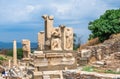 Polyphemus statues in the ancient Ephesus, Turkey Royalty Free Stock Photo