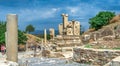 Polyphemus statues in the ancient Ephesus, Turkey Royalty Free Stock Photo