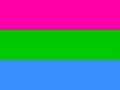 Polysexual flag colors, Illustration image