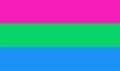 Polysexuality Pride Flag Royalty Free Stock Photo
