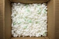 Polystyrene packing pieces Royalty Free Stock Photo