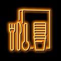 polystyrene thermoplastic neon glow icon illustration Royalty Free Stock Photo