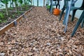 Polytunnel Floor Construction Royalty Free Stock Photo