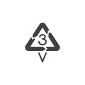 Polyvinyl chloride vector icon