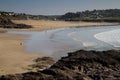 Polzeath beach in Cornwall Royalty Free Stock Photo