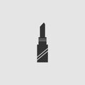 Pomade lipstick icon flat