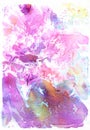 Pomantic Pink watercolor background