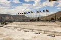 POMASQUI, ECUADOR - APRIL 15: Building UNASUR, Union of South A