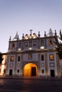 Pombal church at dusk Royalty Free Stock Photo