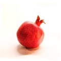 Pomegranade in white Royalty Free Stock Photo