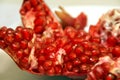 Pomegranate closeup Royalty Free Stock Photo