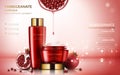 Pomegranate cream ads