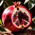 Pomegranate fresh raw organic fruit