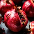 Pomegranate fresh raw organic fruit