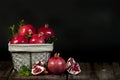 Pomegranate Fruit Basket