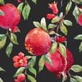 Pomegranate fruit pattern