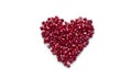 Pomegranate heart Royalty Free Stock Photo
