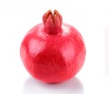 Pomegranate isolated white background Royalty Free Stock Photo