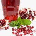 Pomegranate juice Royalty Free Stock Photo