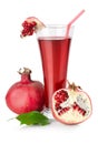 Pomegranate juice Royalty Free Stock Photo