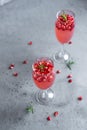 Pomegranate Mimosa Cocktail