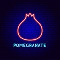 Pomegranate Neon Label