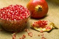 Pomegranate (Punica granatum) Royalty Free Stock Photo