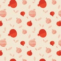 Pomegranate seamless pattern for Rosh hashana