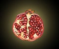 Pomegranate section Royalty Free Stock Photo